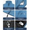 imageWULFUL Mens Windproof Lightweight Golf Vest Outerwear with Pockets Softshell Sleeveless Jacket for Running Hiking SportsRoyal Blue