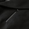 imageWULFUL Mens Wool Blend Winter Coat Slim Fit Short Trenchcoat Warm Business Jacket with Detachable Soft Wool ScarfBlack 01