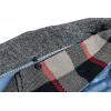 imageWULFUL Mens Wool Blend Winter Coat Slim Fit Short Trenchcoat Warm Business Jacket with Detachable Soft Wool ScarfGrey 02