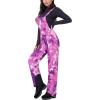 imageWULFUL Womens Insulated Snow Bibs Waterproof Winter Ski Pants Snowboarding OverallsCamo Star