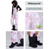 imageWULFUL Womens Insulated Snow Bibs Waterproof Winter Ski Pants Snowboarding OverallsPattern 1