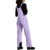 imageWULFUL Womens Insulated Snow Bibs Waterproof Winter Ski Pants Snowboarding OverallsPurple