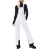 imageWULFUL Womens Insulated Snow Bibs Waterproof Winter Ski Pants Snowboarding OverallsWhite