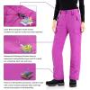 imageWULFUL Womens Insulated Snow Ski Pants Waterproof Winter Snowboarding Skiing Cargo Pants