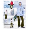 imageWULFUL Womens Snow Ski Pants Waterproof Insulated Fleece Lined Winter Softshell Hiking PantsArmy Green