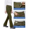 imageWULFUL Womens Snow Ski Pants Waterproof Insulated Fleece Lined Winter Softshell Hiking PantsArmy Green