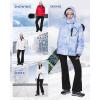 imageWULFUL Womens Snow Ski Pants Waterproof Insulated Fleece Lined Winter Softshell Hiking PantsBlack