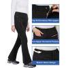 imageWULFUL Womens Snow Ski Pants Waterproof Insulated Fleece Lined Winter Softshell Hiking PantsBlack