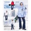 imageWULFUL Womens Snow Ski Pants Waterproof Insulated Fleece Lined Winter Softshell Hiking PantsNavy