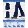 imageWULFUL Womens Snow Ski Pants Waterproof Insulated Fleece Lined Winter Softshell Hiking PantsNavy