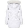imageWULFUL Womens Winter Coats Long Warm Thicken Puffer Jackets Outwear With Removable Fur HoodWhite