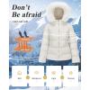 imageWULFUL Womens Winter Coats Warm Lightweight Thicken Puffer Jackets with FauxFur HoodBeige