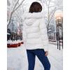 imageWULFUL Womens Winter Coats Warm Lightweight Thicken Puffer Jackets with FauxFur HoodBeige