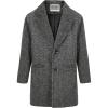 imageWULFUL Boys Wool Coat Single Breasted Trench Coat Winter Pea Coat