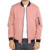 imageWULFUL Mens Casual Lightweight Jacket Softshell Flight Bomber Jacket Varsity Windbreaker
