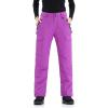 imageWULFUL Womens Insulated Snow Ski Pants Waterproof Winter Snowboarding Skiing Cargo Pants