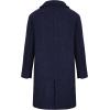 imageWULFUL Boys Double Breasted Wool Trench Coat Winter Pea CoatNavy