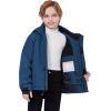 imageWULFUL Boys Waterproof Ski Jacket Kids Winter Snow Coat OutdoorAqua