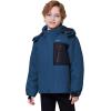imageWULFUL Boys Waterproof Ski Jacket Kids Winter Snow Coat OutdoorAqua
