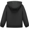 imageWULFUL Boys Waterproof Ski Jacket Kids Winter Snow Coat OutdoorBlack