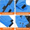 imageWULFUL Boys Waterproof Ski Jacket Kids Winter Snow Coat OutdoorBlue