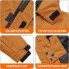 imageWULFUL Boys Waterproof Ski Jacket Kids Winter Snow Coat OutdoorBrown