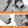 imageWULFUL Boys Waterproof Ski Jacket Kids Winter Snow Coat OutdoorGrey