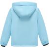 imageWULFUL Boys Waterproof Ski Jacket Kids Winter Snow Coat OutdoorLight Blue