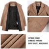 imageWULFUL Boys Wool Coat Single Breasted Trench Coat Winter Pea CoatBrown