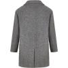 imageWULFUL Boys Wool Coat Single Breasted Trench Coat Winter Pea CoatGrey