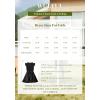 imageWULFUL Girls Summer Dress Sleeveless Ruffle Trim Aline Swing Dress Casual Party 514 YearsBlack