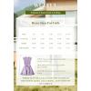 imageWULFUL Girls Summer Dress Sleeveless Ruffle Trim Aline Swing Dress Casual Party 514 YearsPurple