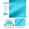imageWULFUL Girls Winter Parka Coat Long Waterproof Warm Fleece Puffer JacketBlue