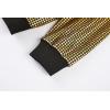 imageWULFUL Kids Boys Girls Fashion Hoodies 70s Disco Costume Party Sequin Metallic Sweatshirts with PocketGold