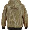 imageWULFUL Kids Boys Girls Fashion Hoodies 70s Disco Costume Party Sequin Metallic Sweatshirts with PocketGold