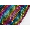 imageWULFUL Kids Boys Girls Fashion Hoodies 70s Disco Costume Party Sequin Metallic Sweatshirts with PocketMulticolor