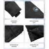 imageWULFUL Kids Boys Winter Coat Hooded Puffer Windbreaker Warm Cotton Jacket Parka Down Outdoor CoatsBlack