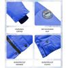 imageWULFUL Kids Boys Winter Coat Hooded Puffer Windbreaker Warm Cotton Jacket Parka Down Outdoor CoatsBlue