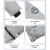 imageWULFUL Kids Boys Winter Coat Hooded Puffer Windbreaker Warm Cotton Jacket Parka Down Outdoor CoatsGrey