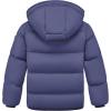 imageWULFUL Kids Boys Winter Coat Hooded Puffer Windbreaker Warm Cotton Jacket Parka Down Outdoor CoatsNavy