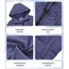 imageWULFUL Kids Boys Winter Coat Hooded Puffer Windbreaker Warm Cotton Jacket Parka Down Outdoor CoatsNavy