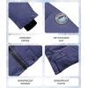 imageWULFUL Kids Boys Winter Coat Hooded Puffer Windbreaker Warm Cotton Jacket Parka Down Outdoor CoatsNavy