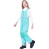 imageWULFUL Kids Waterproof Ski Bib Boys Girls Winter Snow PantsBlue
