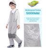 imageWULFUL Kids Waterproof Ski Bib Boys Girls Winter Snow PantsLight Grey