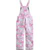 imageWULFUL Kids Waterproof Ski Bib Boys Girls Winter Snow PantsPattern 01