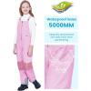 imageWULFUL Kids Waterproof Ski Bib Boys Girls Winter Snow PantsPink