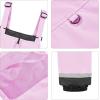 imageWULFUL Kids Waterproof Ski Bib Boys Girls Winter Snow PantsPink