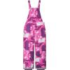 imageWULFUL Kids Waterproof Ski Bib Boys Girls Winter Snow PantsPurple Camo