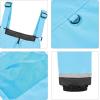 imageWULFUL Kids Waterproof Ski Bib Boys Girls Winter Snow PantsSky Blue