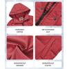 imageWULFUL Kids Winter Coat Hooded Puffer Windbreaker Warm Cotton Jacket Coats